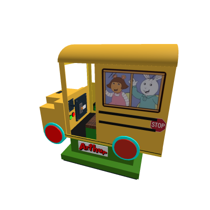 My old Arthur School Bus Kiddie Ride