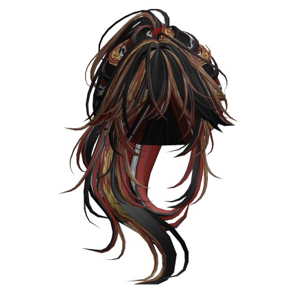 Wolfcut Anime Layered Ponytail Japanese Dragon