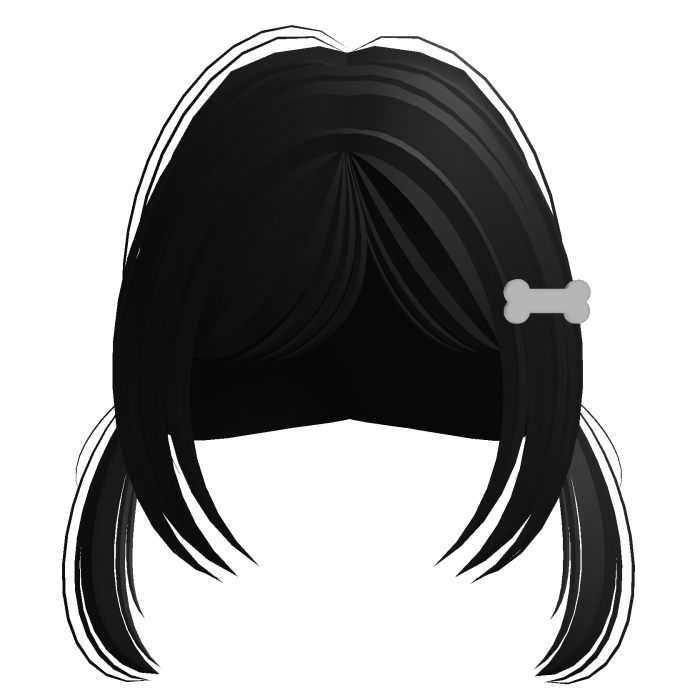 ♡ ꒰ Cute Kawaii Tween Pigtails in Black