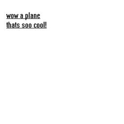 air force plane  [plane A]