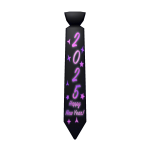 2025 New years Tie - Purple Party