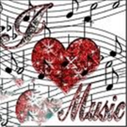 I love music Roblox decal