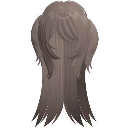 ♡ gyaru y2k emo messy pigtail hair dust brown Roblox item