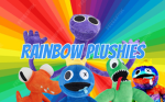 Rainbow Plushies Group