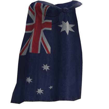 Australia Flag Cape