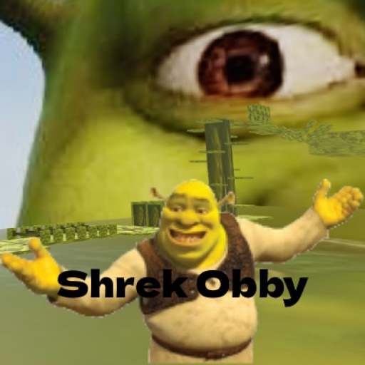 Shrek (OBBY 100+ stages) official Roblox game thumbnail