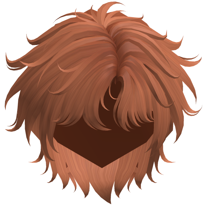 Ginger Fluffy Messy Korean Idol Hair