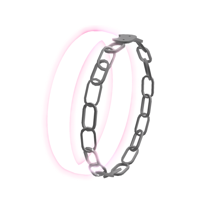 [EMISSIVE] Glowing Pink & Silver Chain Bracelets