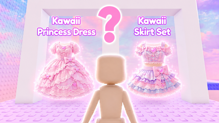 Would You Rather: Kawaii Fashion Tower 🎀 screenshot 1