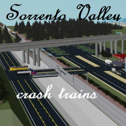 Sorrento valley Train crashing icon