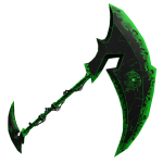 Emerald Wraithflame Scythe