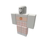 peach plaid