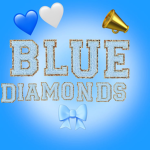 Blue diamonds cheerleading