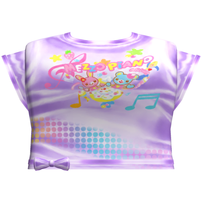 cutecore mezzo pastel lilac top