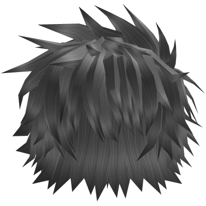Gray Spiky Messy Scene Anime Emo Hair