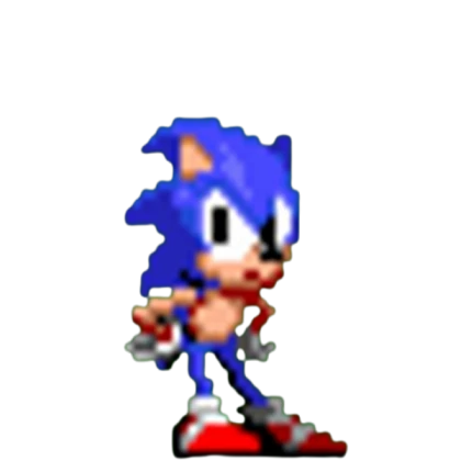 sonic tapping his foot (sprite 1)