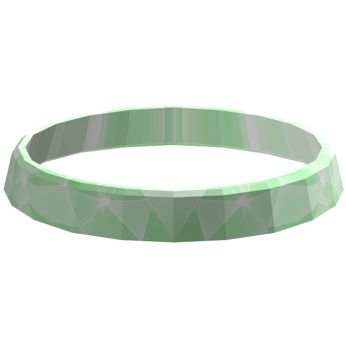 Pastel Green Birthday Time Fedora Band (Addon)