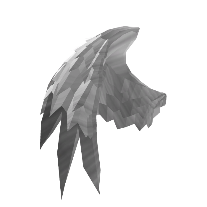 Aesthetic Half Angel Wing (White) 
