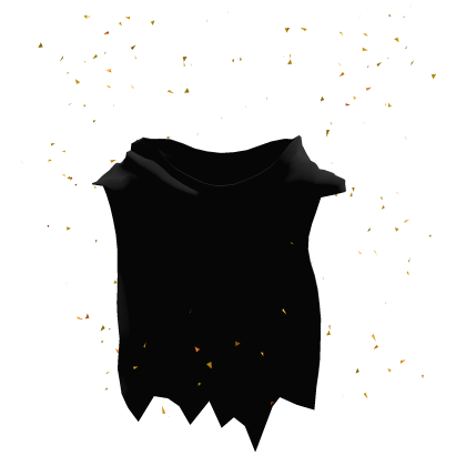 Black Cape with Burning Embers