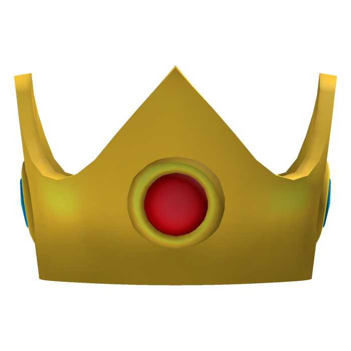 Princess Peach crown