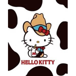 hello kitty but shes a cowboy