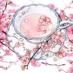 Cherry Blossom Duck