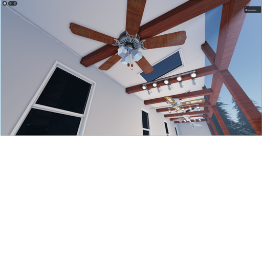 vintage Ceiling fan display