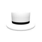 Walnut's White Top Hat