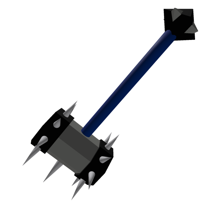 Classic Old Script War Hammer [DOWN] [WHITE SPIKE]