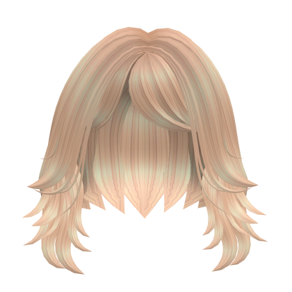 Short Messy Blonde Hair Roblox item