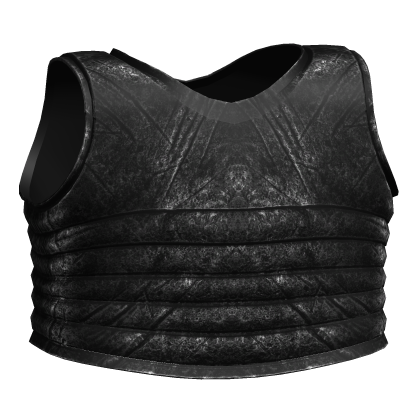 Black Medieval Knight Chestplate