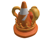 @Keith_crowned’s creator’s traffic cone crown