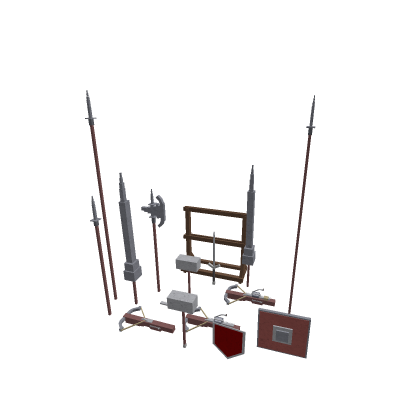 Toad's Weapons + Rack
