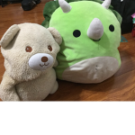 Dino with a Bear