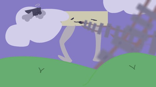 Cart Ride into Josh