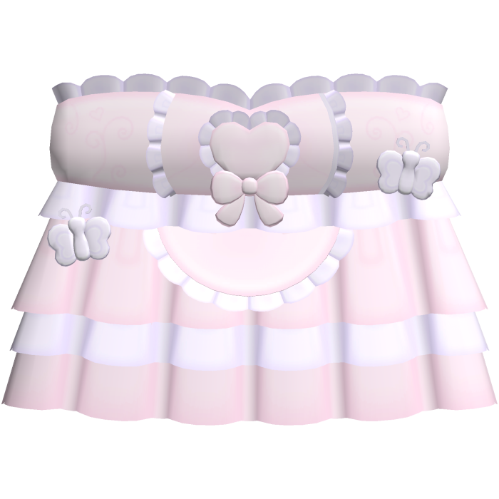 . ‿ ʚɞ cutesy pink purple butterfly ruffled dress