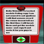 Copyed locked Models