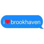 i heart brookhaven text