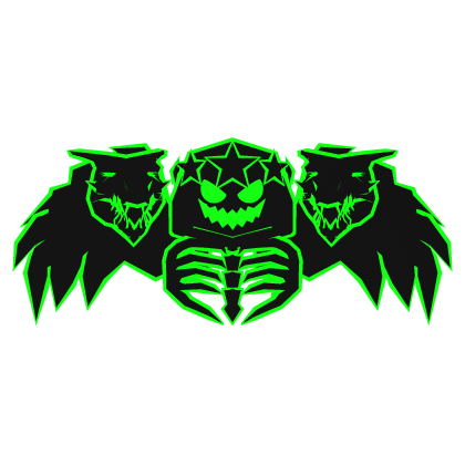 Cartoony Green Hood Star Dragon Wings Combo