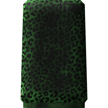 Green Leopard Y2K Zip Sleeve ( Right ) Roblox item