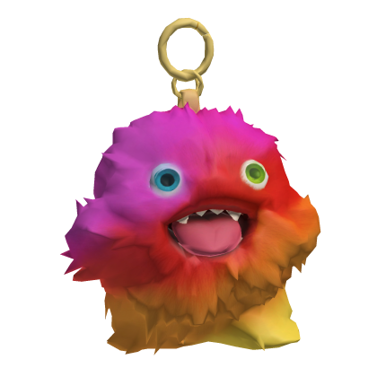 Fuggler Rainbow Oogah Boogah Plushie Keychain