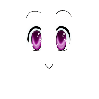 purple anime eyes Roblox decal