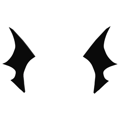 Black Goth Bat Ears