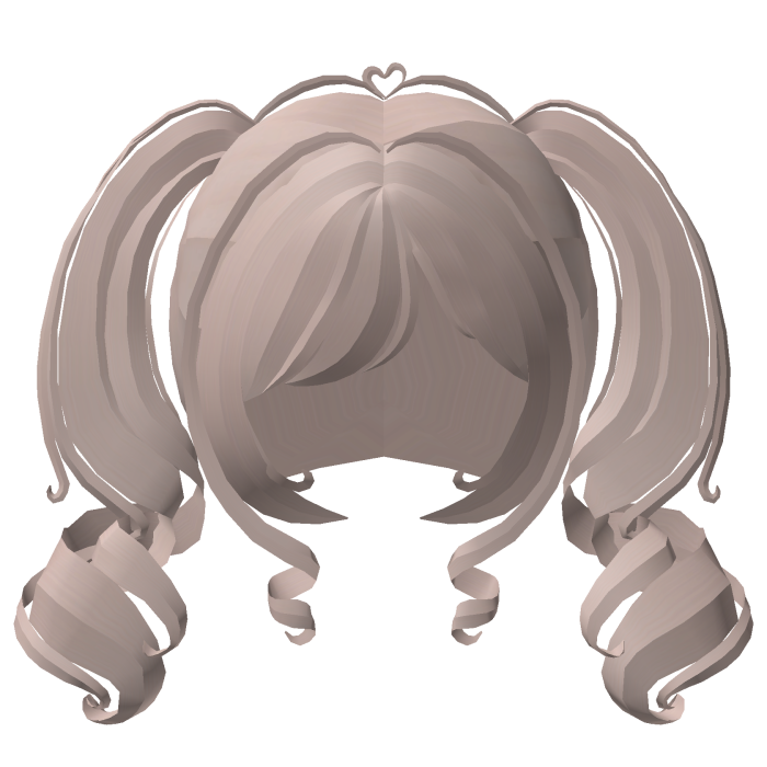 . ‿ ♡ magical princess curly pigtails milktea