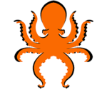 Octopus Orange Clothing