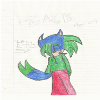 Zack drawing Roblox decal