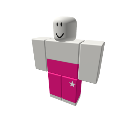 Preppy Pink Pants With Star