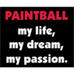 red paintball