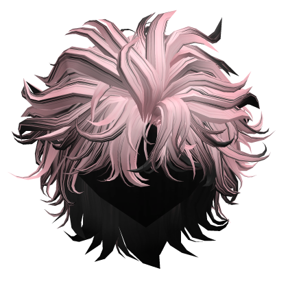 Stylish Slicked Back Mullet (Pink&Black) Roblox item