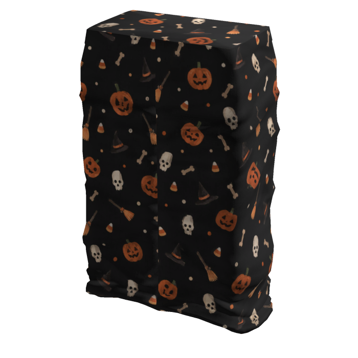 Black Halloween Pattern Pants